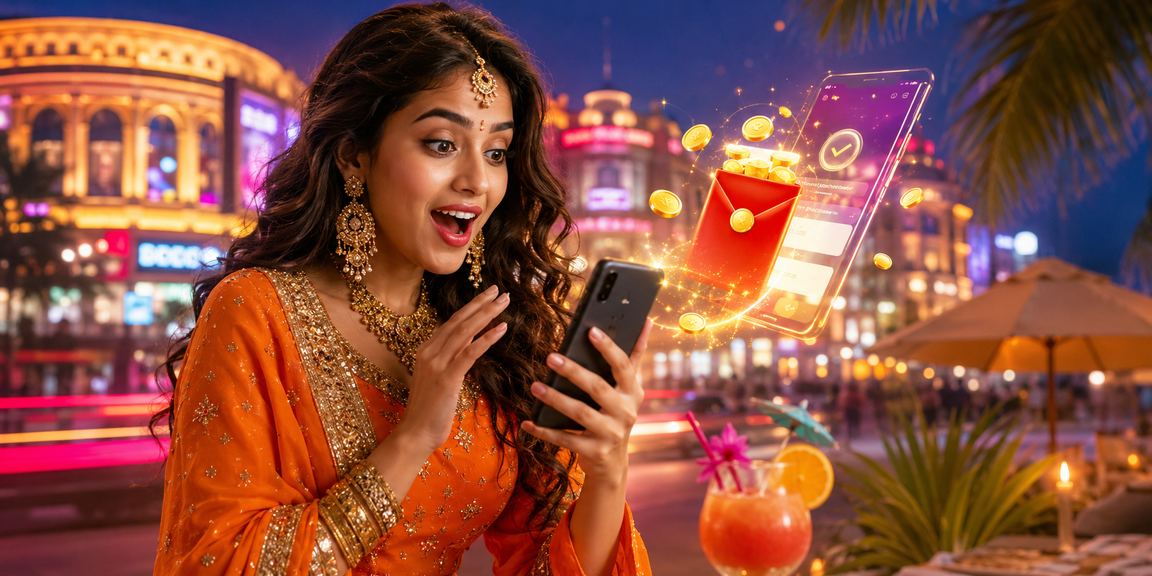 Festive slots promotion with bonus rewards in Delhi city